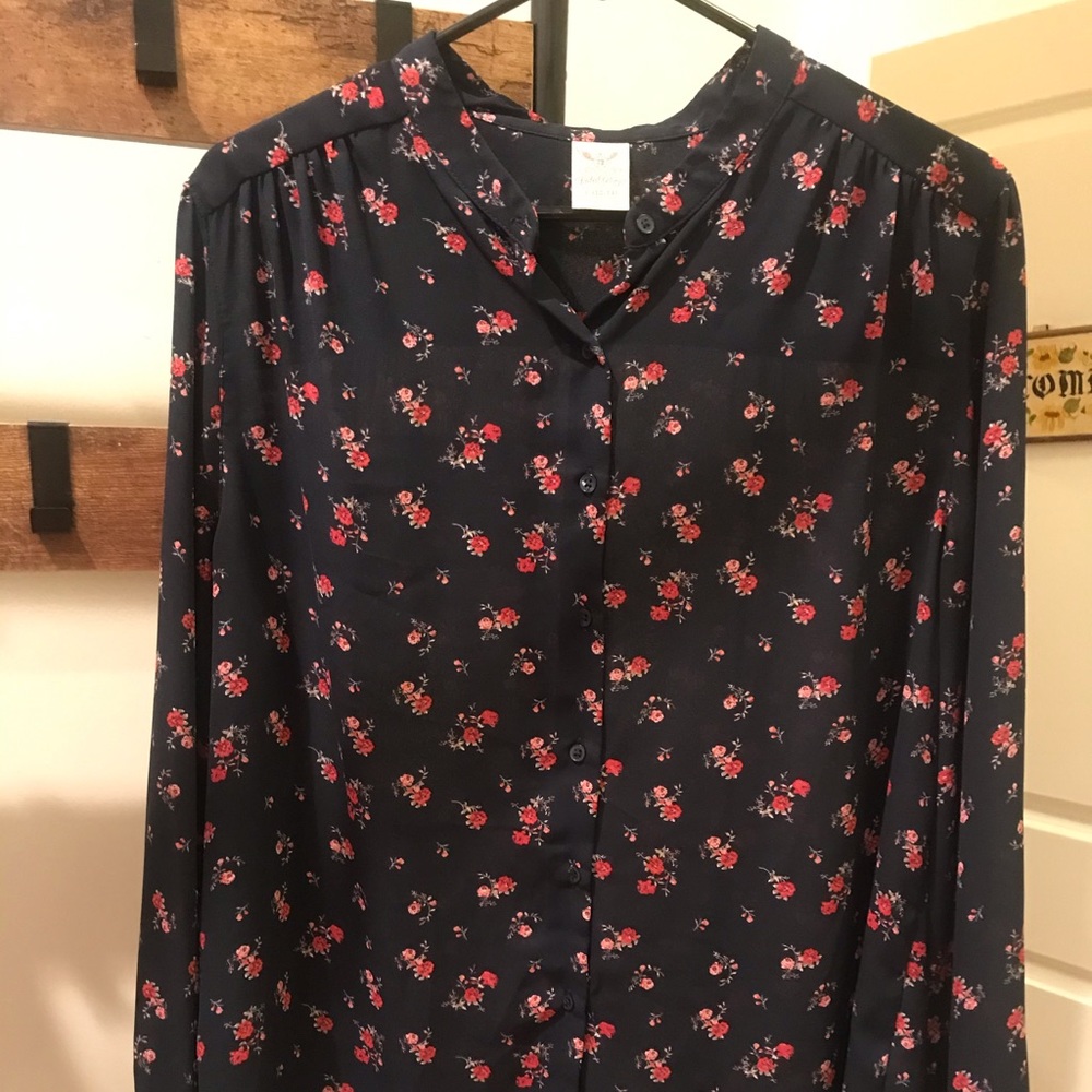 Floral Faded Glory Blouse